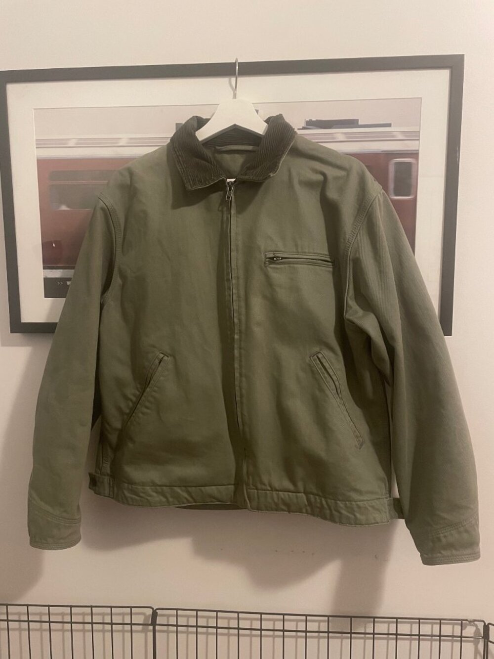 Gu Washed Cotton Work Jacket Men's M